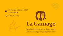 Photos du propriétaire du Restaurant la Gamage à Ruch - n°16