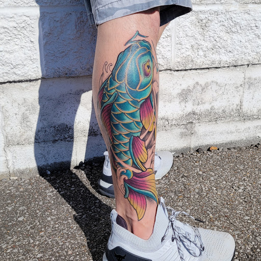 Explore nail tech tattoo ideas, creative tattoo ideas in Clarksville, available at Vanilla Gorilla Tattoo