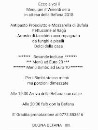 Menu du Azienda Agricola e Caseificio Tenuta Mesa S.r.l. à Pontinia
