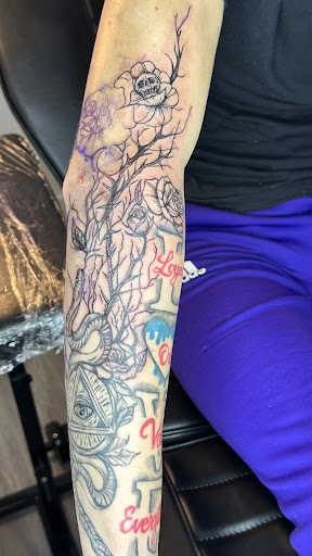 Explore fly fishing tattoo ideas, creative tattoo ideas in Oconomowoc, available at Kitty Kattoo