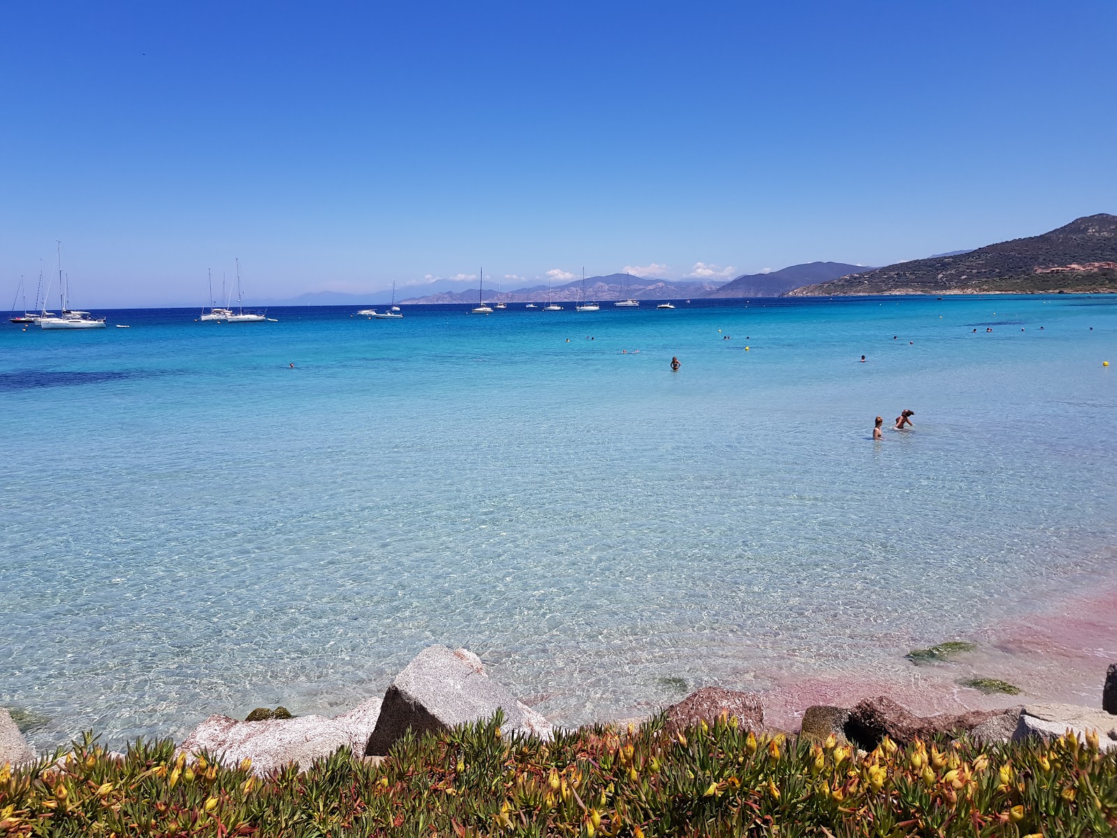 Photo of Ile Rousse beach with turquoise pure water surface