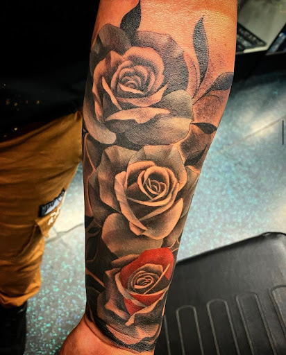 Explore cyber sigilism tattoo ideas, creative tattoo ideas in Phoenix, available at Legacy Ink