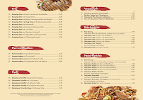 Menu du China-Restaurant Sommerpalast à Oerlinghausen