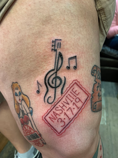 Tattoo Shop «Pride & Glory Tattoo Parlor», reviews and photos, 172 2nd Ave N #110, Nashville, TN 37201, USA