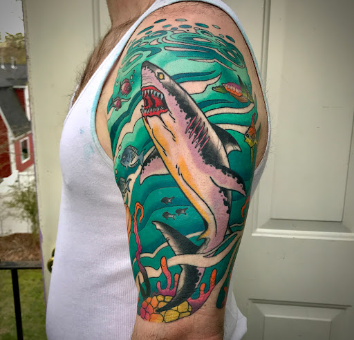 Explore good cover up tattoo ideas, creative tattoo ideas in Medway, available at Visions Tattoo, Piercing & Art Gallery