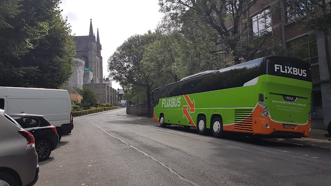 Arrêt Flixbus à Mons en Belgique - Parkeergarage