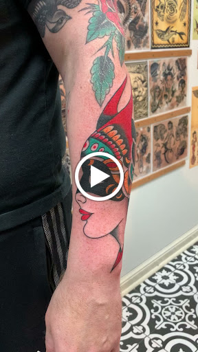 Explore butterfly tattoo ideas for women, creative tattoo ideas in Milwaukee, available at MANIA Tattoos Milwaukee