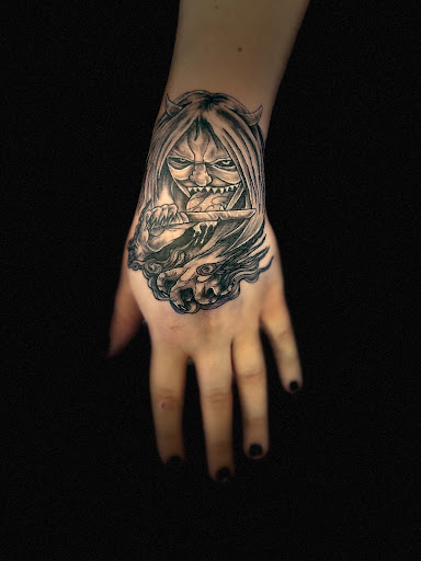 Explore cyberpunk tattoo ideas, creative tattoo ideas in West Union, available at Status Tattoo