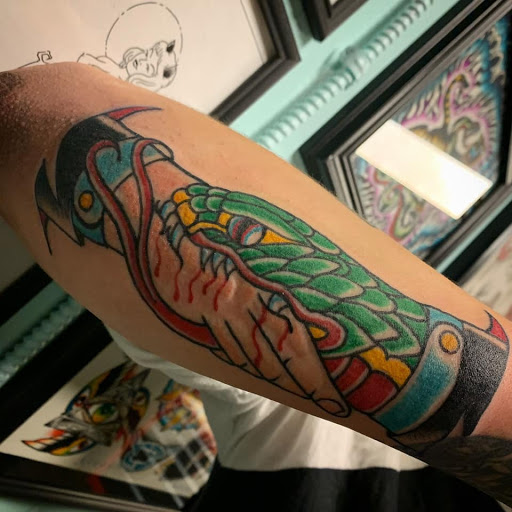 Explore kokopelli tattoo ideas, creative tattoo ideas in Bristol, available at Golden Rule Tattoo