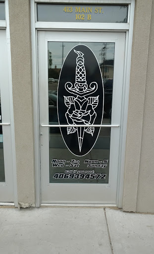 Explore unique lettering tattoo ideas, creative tattoo ideas in Williston, available at Badlands Tattoo And Piercing