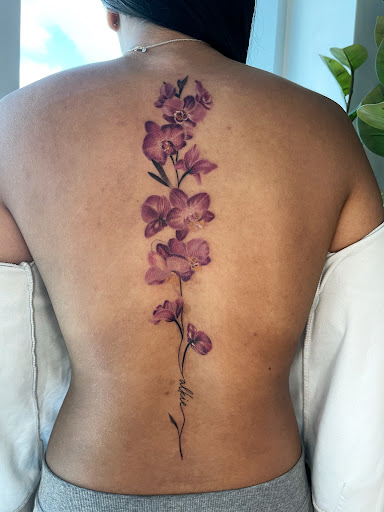 Explore first born daughter tattoo ideas, creative tattoo ideas in Astoria, available at Kings of Queens Tattoo Studio