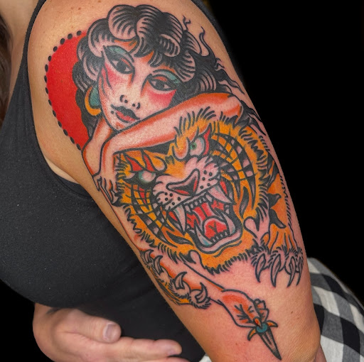 Explore rastafari tattoo ideas, creative tattoo ideas in Johnson City, available at Gold Cross Tattoo Co.