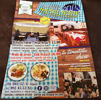 Menu / carte de Napoli Notte à Naples