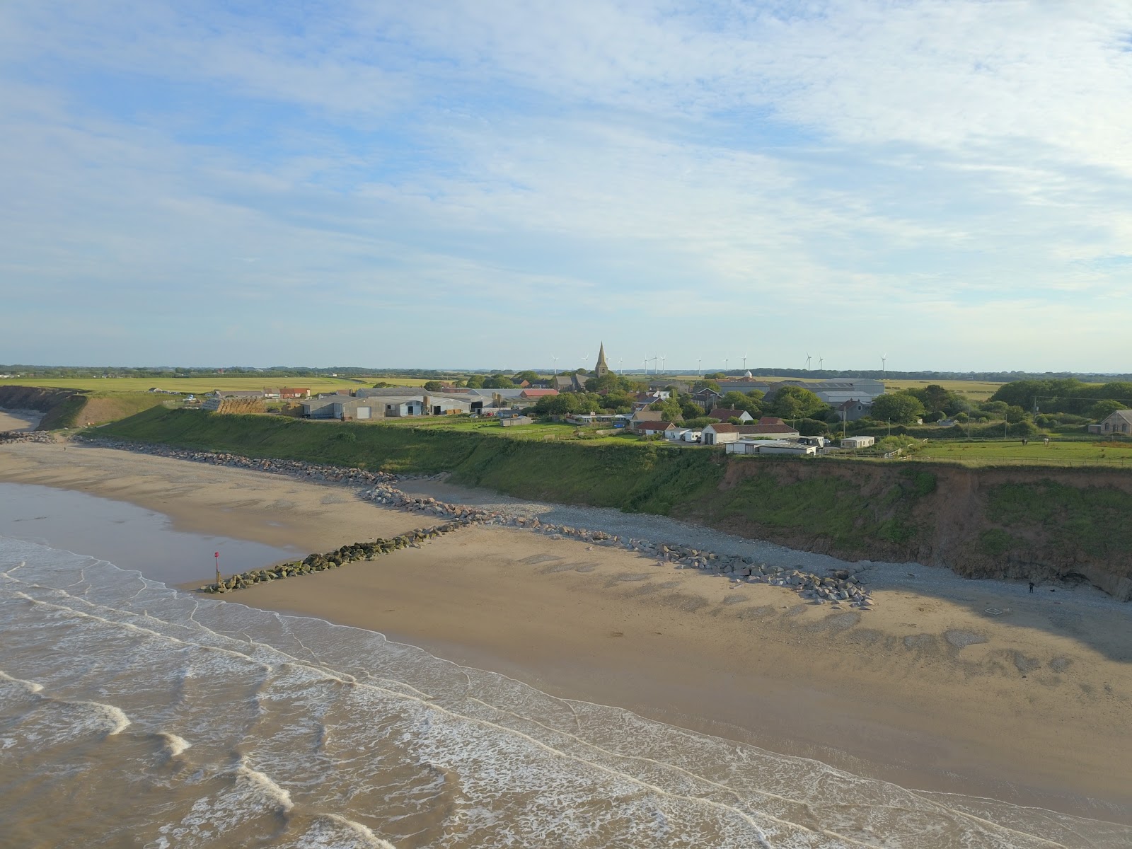 Foto af Mappleton strand med lang lige kyst