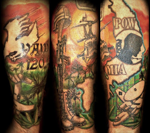 Explore chicano chest tattoo ideas, creative tattoo ideas in Fairview, available at Touch Of Grey Tattoos
