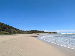 Zdjęcie Minnie Water Beach z powierzchnią niebieska czysta woda