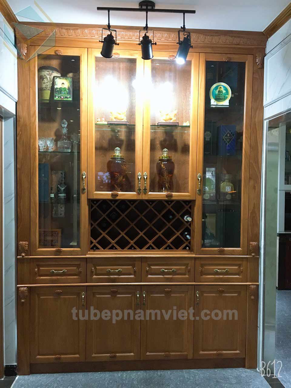 Xưởng sản xuất và thi công Tủ Bếp - Tủ Rượu - Kệ Quầy Bar - Phụ Kiện Nam Việt