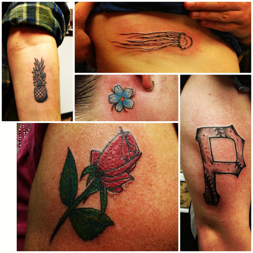 Tattoo Shop «Patriotic Pain Tattoo & Body Piercing», reviews and photos, 5658 William Penn Hwy, Murrysville, PA 15668, USA