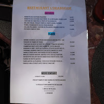 Restaurant l'Orangerie à Castelnau-de-Guers carte