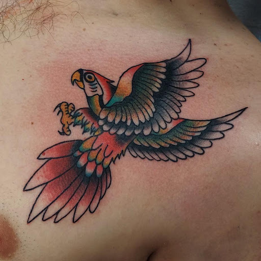 Explore fire tattoos ideas, creative tattoo ideas in Mobile, available at Old Familiar Tattoo Company