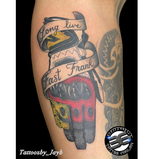 Explore cross tattoo ideas for men, creative tattoo ideas in Passaic, available at District 36 Tattoo Parlor