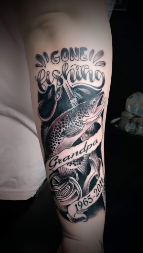 Explore truck driver tattoo ideas, creative tattoo ideas in Sunbury, available at Knuckles & Needles Tattoo Parlor