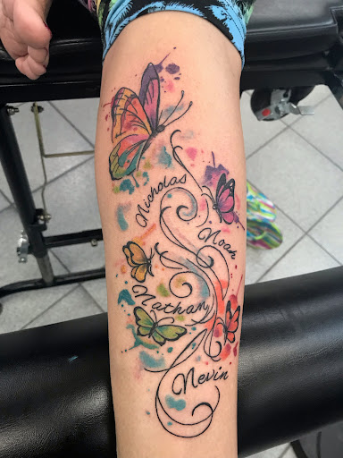 Explore dopamine tattoo ideas, creative tattoo ideas in South Padre Island, available at Peggys Temporary & Permanent Tattoos