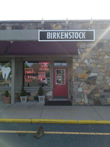 Shoe Repair Shop «Sole Solution Shoe Repair & Birkenstock», reviews and photos, 16 Ayres Ln, Little Silver, NJ 07739, USA
