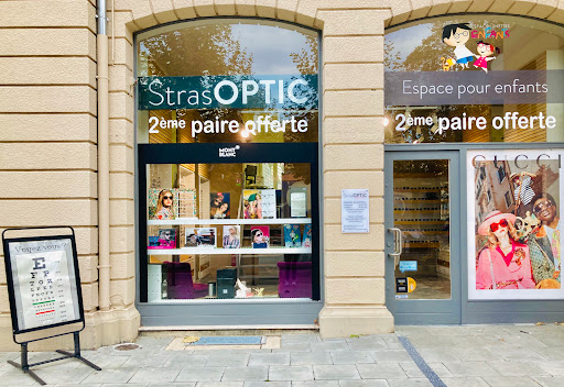 Stras Optic,opticien Orangerie Esplanade.