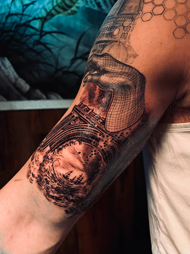 Explore hogwarts tattoo ideas, creative tattoo ideas in Hudson, available at The Bohemian Social Club