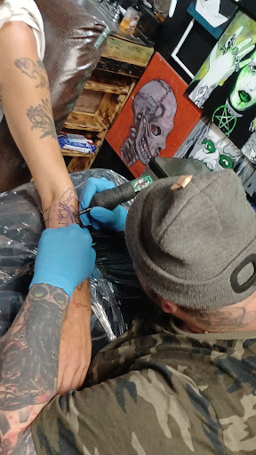 Explore rip daddy tattoo ideas, creative tattoo ideas in Muncie, available at Obscura Tattoo shop and Oddity Collective