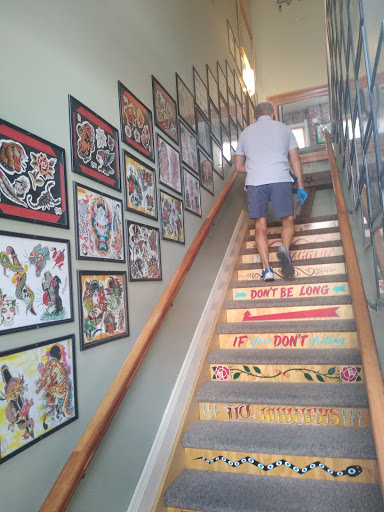 Explore lion and cub tattoo ideas, creative tattoo ideas in Littleton, available at Think Tank Tattoo South