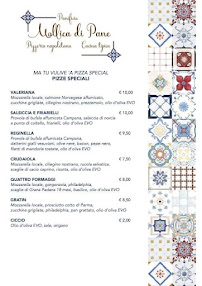 Boulangerie Mollica di Pane à Conversano - menu / carte