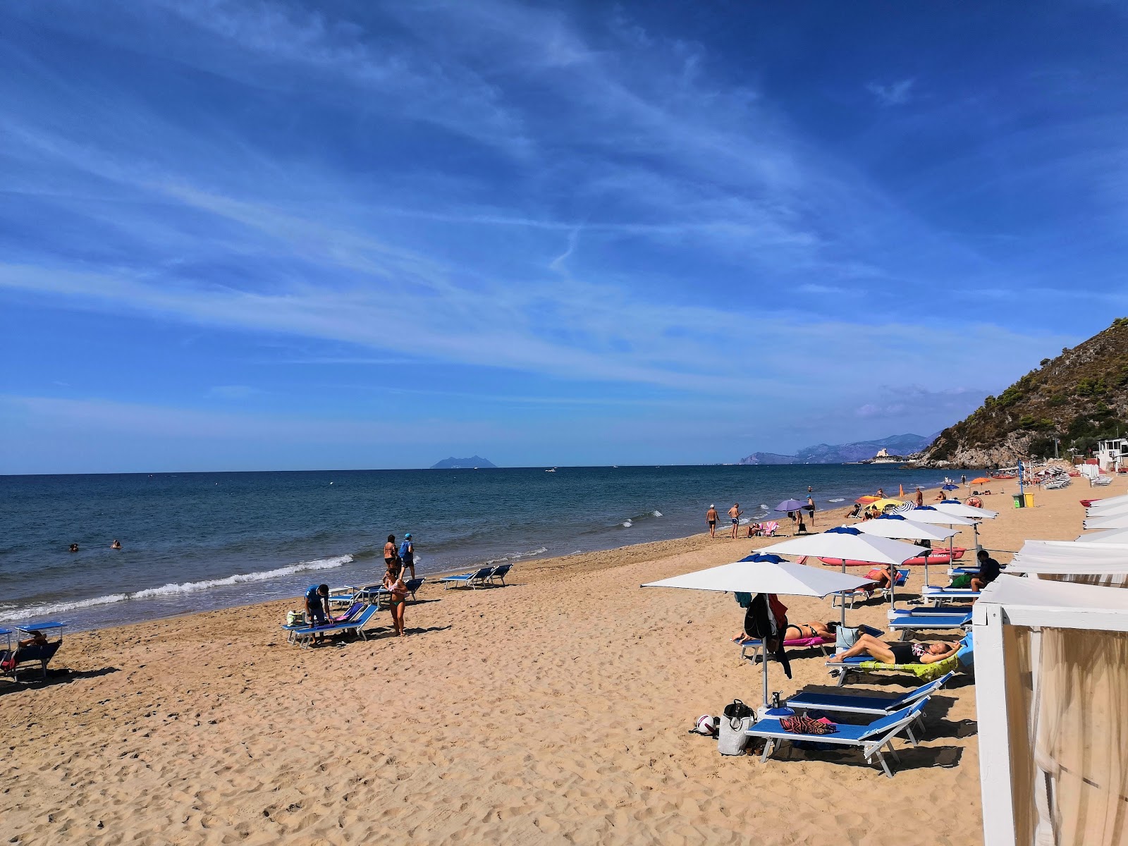 Zdjęcie Spiaggia libera Sperlonga obszar kurortu nadmorskiego