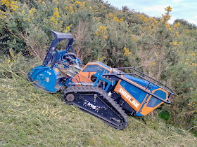 GRAZER NZ Ltd - Steep Slope Mowing & Mulching Gorse Blackberry Grass Scrub - All Terrain Clearance