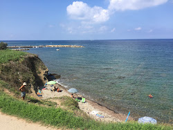 Foto von Spiaggia di Punta Licosa mit eine gerade küstenlinie