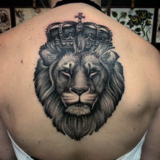 Explore shoulder chest tattoo ideas, creative tattoo ideas in Danvers, available at North Shore Tattoo Company