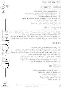 Restaurant Chez Poupette Levallois à Levallois-Perret (la carte)