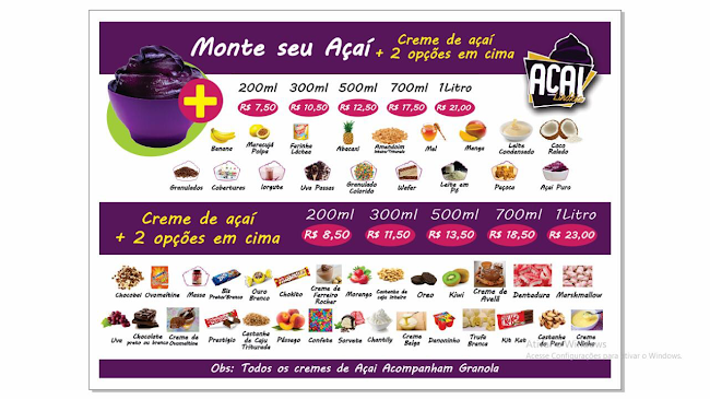 Açaí do Lindéia - Belo Horizonte
