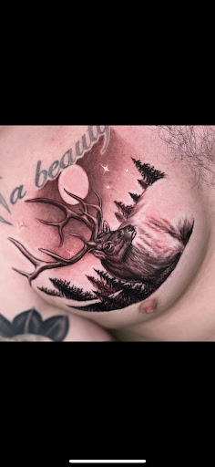 Explore simple witch tattoo ideas, creative tattoo ideas in Castle Rock, available at Studio 38 Tattoo and Gallery
