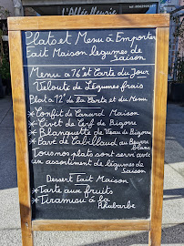 L'Allée fleurie à Bagnères-de-Bigorre menu