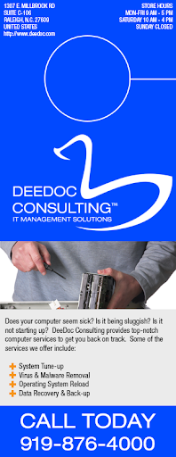 Computer Repair Service «DeeDoc Computers», reviews and photos, 1307 E Millbrook Rd # C106, Raleigh, NC 27609, USA