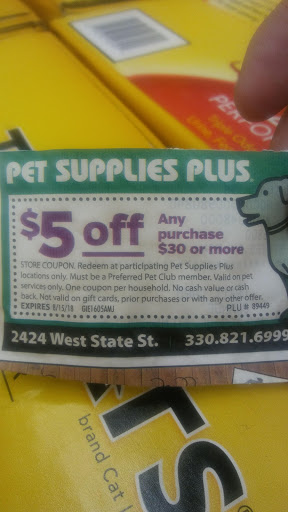 Pet Supply Store «Pet Supplies Plus», reviews and photos, 2424 W State St, Alliance, OH 44601, USA