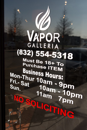 Vaporizer Store «Vapor Galleria - New Forest», reviews and photos, 5805 East Sam Houston Pkwy N A, Houston, TX 77049, USA