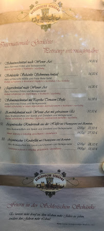 Schlesische Schänke à Solingen menu
