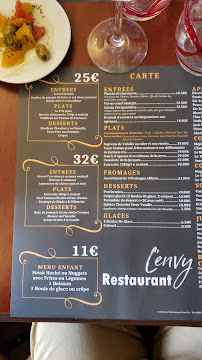 Restaurant français L'Envy Restaurant à Notre-Dame-de-la-Mer (le menu)