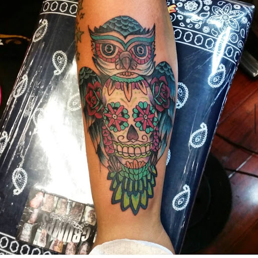 Explore butcher tattoo ideas, creative tattoo ideas in Orange, available at Ink Activitiez Tattoo