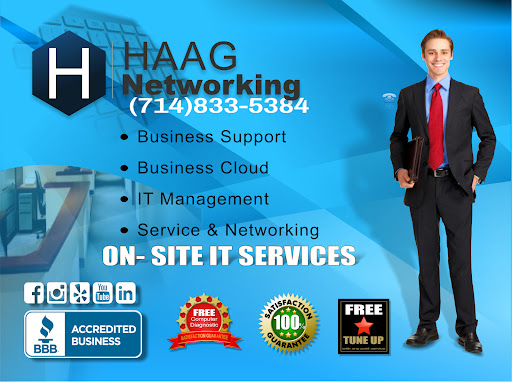 HAAG Networking. Cabling, Security Cameras, MSP, IT Support and Services. image