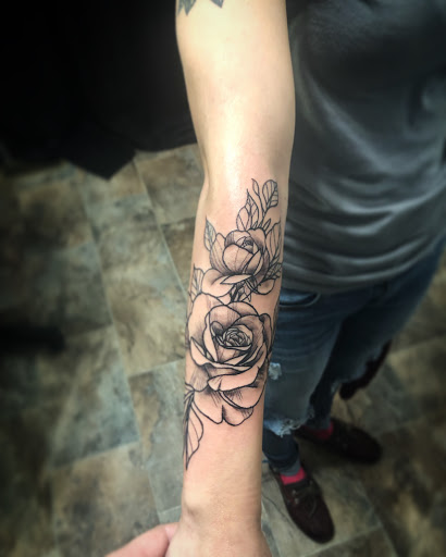 Explore honeysuckle tattoo ideas, creative tattoo ideas in Ilion, available at Karma ink tattoo & art studio