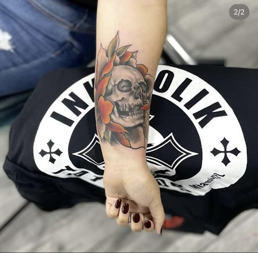 Explore women's tattoo sleeve ideas, creative tattoo ideas in El Paso, available at American Tattoo Society of Ft Bliss